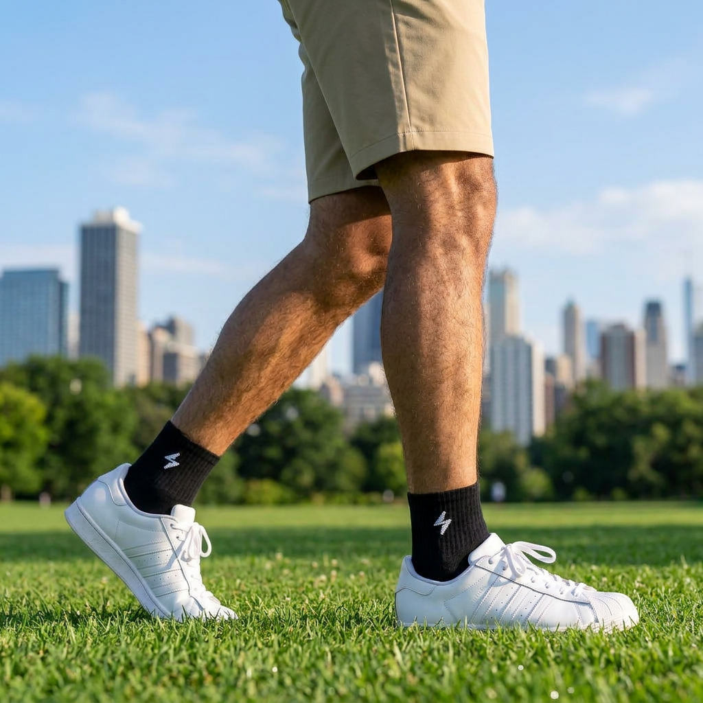 The Short Stride Socks With Cuffin