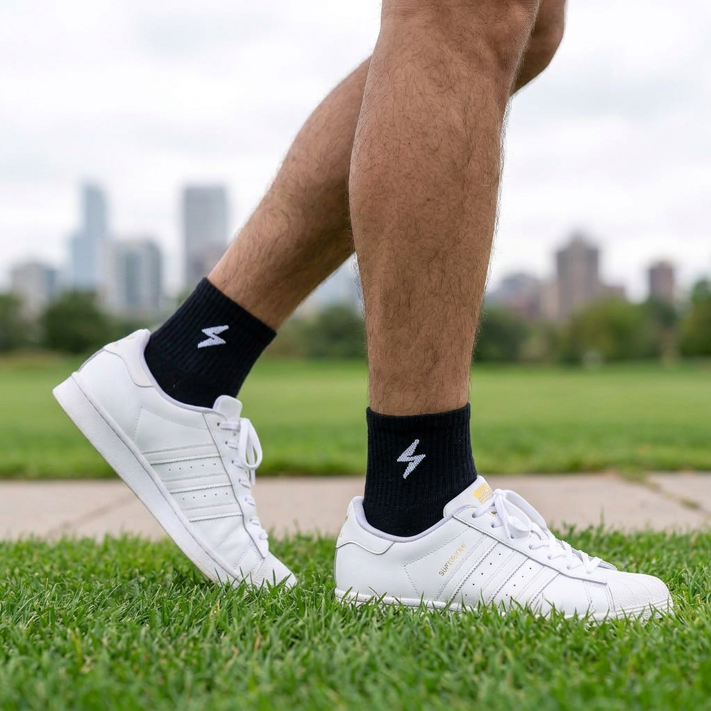 The Short Stride Socks With Cuffin