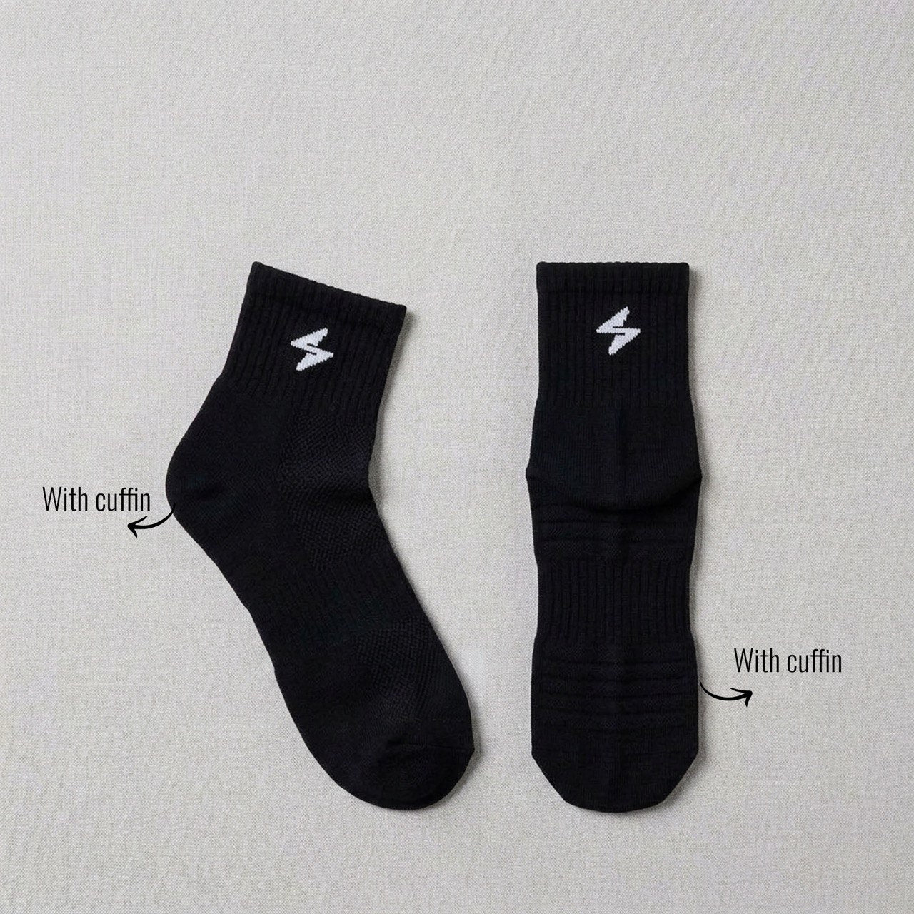 The Short Stride Socks With Cuffin