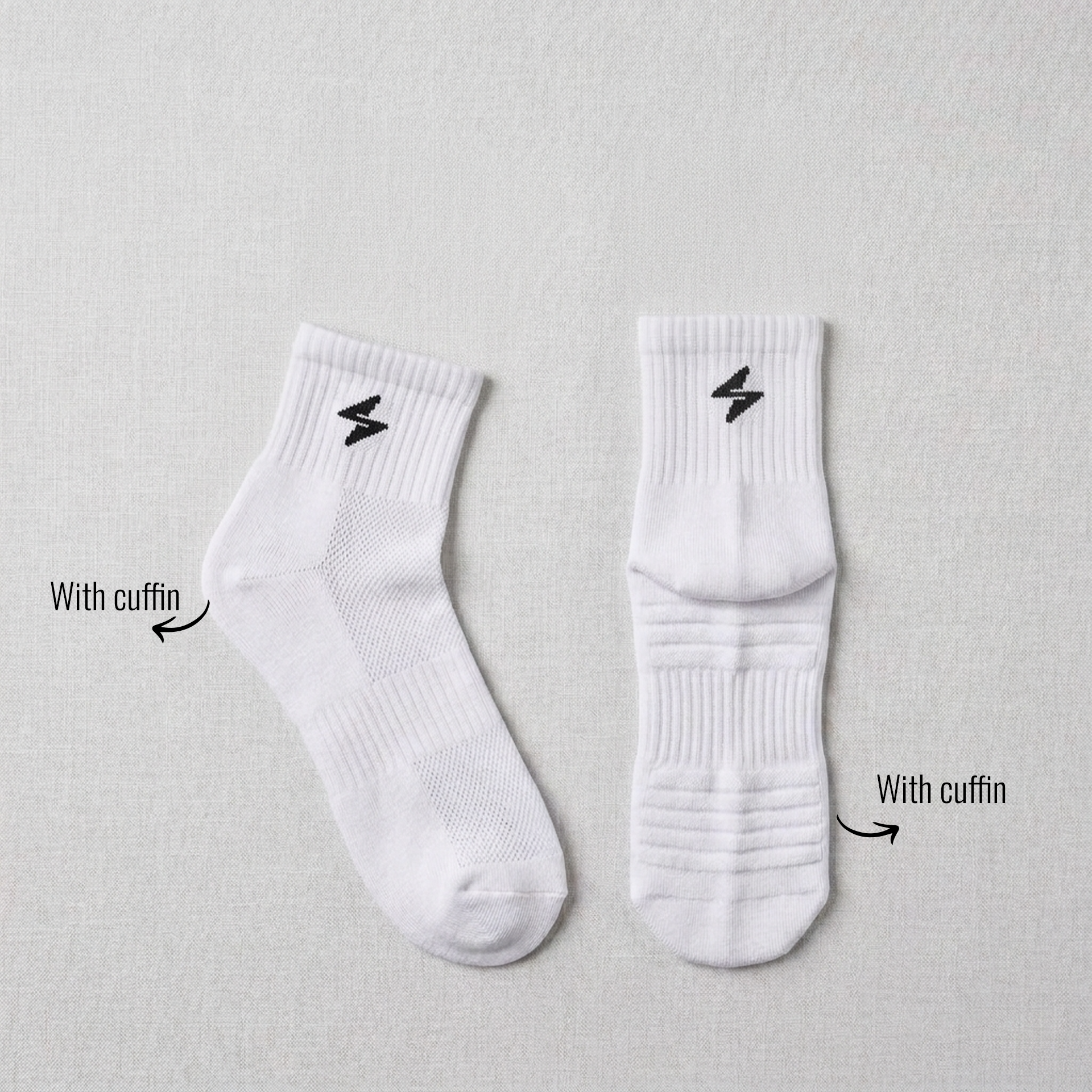 The Short Core Socks With Cuffin